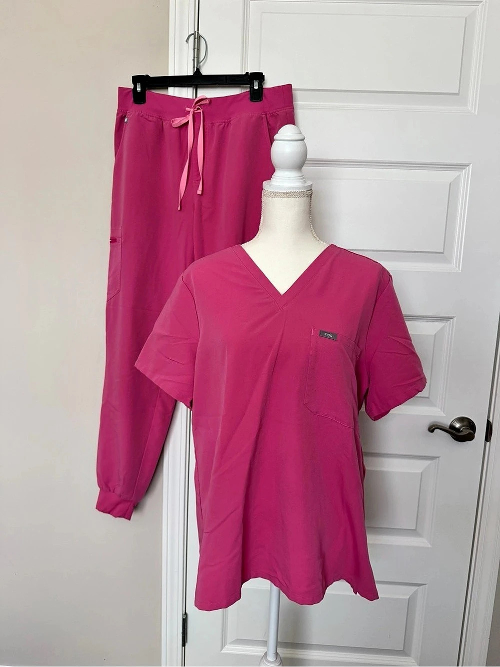 FIGS F’ing Pink Scrub Set